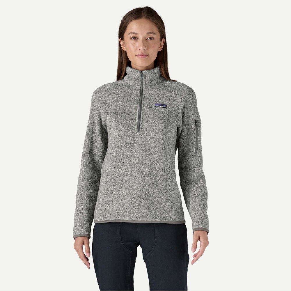 Patagonia Gray Quarter-Zip Fleece Pullover - Picture 2 of 8
